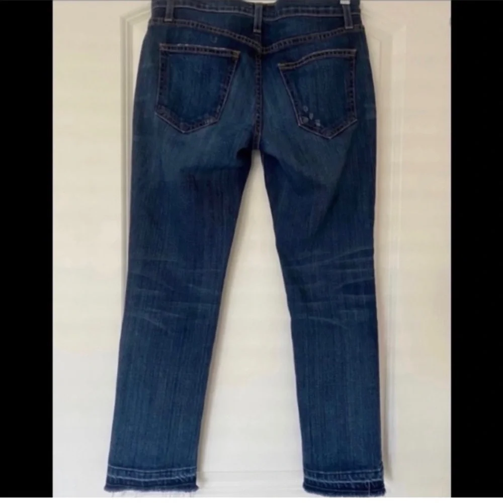 Current/Elliott Mid Rise Straight Jean - Picture 3 of 8